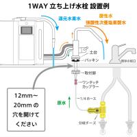 G1/2片ナット分岐チーズ